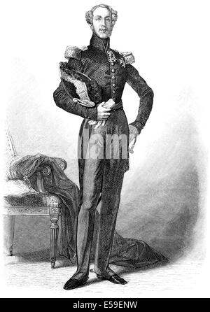 Le Prince Ferdinand Philippe d'Orléans, 1810-1842, le fils aîné de Louis Philippe d'Orléans, duc d'Orléans et futur roi Lou Banque D'Images