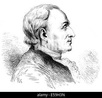 Denis Diderot, 1713 - 1784, un écrivain français, philosophe et philosophe des Lumières, Banque D'Images