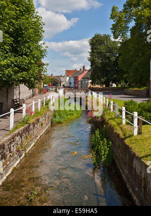 Dans l'Est de la rivière Meon Meon, Hampshire, Angleterre Banque D'Images