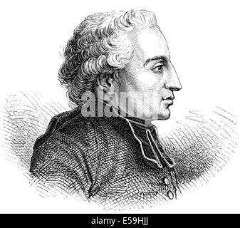 Emmanuel Joseph Sieyès, l'Abbé Sieyès 1748-1836, un abbé catholique français, Prêtre et écrivain politique, Banque D'Images