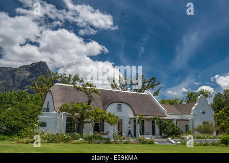 Anthonij Rupert Wines Manor House, L'Ormarins Wine Estate, Franschhoek, Afrique du Sud Banque D'Images