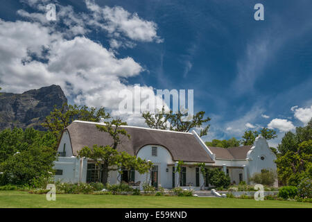 Anthonij Rupert Wines Manor House, L'Ormarins Wine Estate, Franschhoek, Afrique du Sud Banque D'Images