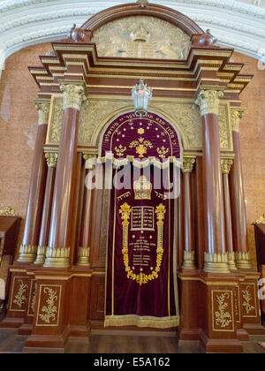 23 juillet 2014 - l'intérieur de la synagogue de Kiev, Ukraine © Igor Golovniov/ZUMA/Alamy Fil Live News Banque D'Images