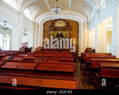 23 juillet 2014 - l'intérieur de la synagogue de Kiev, Ukraine © Igor Golovniov/ZUMA/Alamy Fil Live News Banque D'Images