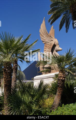 Statue à Luxor hotel à Las Vegas Banque D'Images