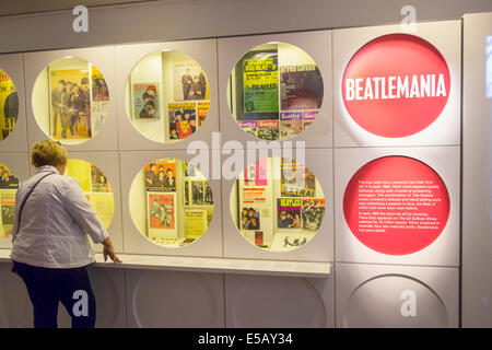 Melbourne Australie, Southbank, St. Kilda Road, Art Center, centre, State Theatre, théâtre, Beatles en Australie, exposition collection Beatlemania, me Banque D'Images