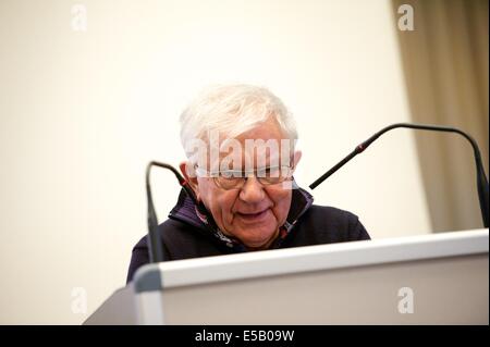 Don Antonio mazzi lugano salle des congrès Banque D'Images