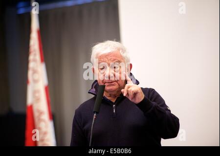 Don Antonio mazzi lugano salle des congrès Banque D'Images