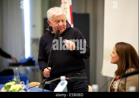 Don Antonio mazzi lugano salle des congrès Banque D'Images