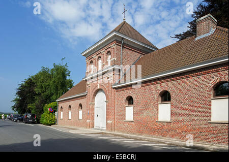 Sint-Sixtusabdij / Abbaye de Saint-Sixte de Westvleteren et brasserie de la meilleure bière au monde, Flandre occidentale, Belgique Banque D'Images