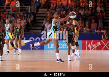 Glasgow, Ecosse, Royaume-Uni. 26 juillet, 2014. Journée des Jeux du Commonwealth 3. Le netball match préliminaire - Sainte-Lucie contre le Malawi. Glasgow, Ecosse, Royaume-Uni. Malawi gagner 69 points de crédit : 28 styles de Neville/Alamy Live News Banque D'Images