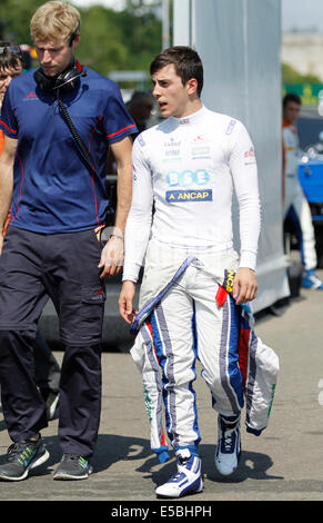 Magyorod, Hungaroring, Hongrie. 26 juillet, 2014. Les courses de GP3 series sur le Hungaroring. Credit : Piotr Zajac/Alamy Live News Banque D'Images