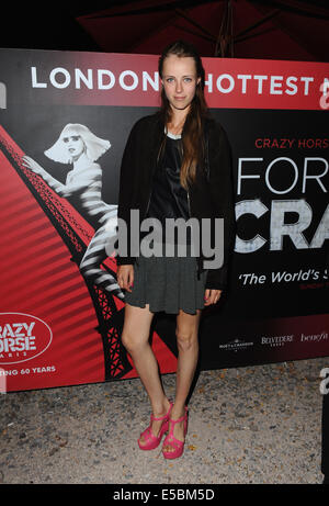 London, UK, UK. Sep 19, 2012. Edie Campbell assiste à la première de 'Crazy Horse' à Londres. © Ferdaus Shamim/ZUMA/Alamy Fil Live News Banque D'Images