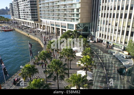 Regarder sur Sydney Circular Quay, Sydney, Australie Banque D'Images