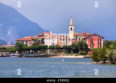 Isola dei Pescatori, îles Borromées, Lac Majeur, Piémont, Italie Banque D'Images