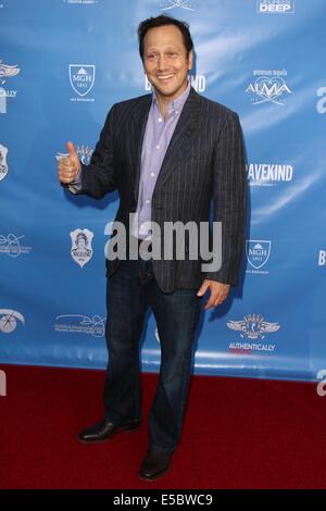 Los Angeles, Californie, USA. 26 juillet, 2014. Rob Schneider assiste à 'Max Amini : absurde authentiquement' Show le 26 juillet, 2014 dans Beverly Hills au Théâtre Annenberg Wallis, en Californie.USA. TLeopold Globe Crédit :/Photos/ZUMA/Alamy Fil Live News Banque D'Images