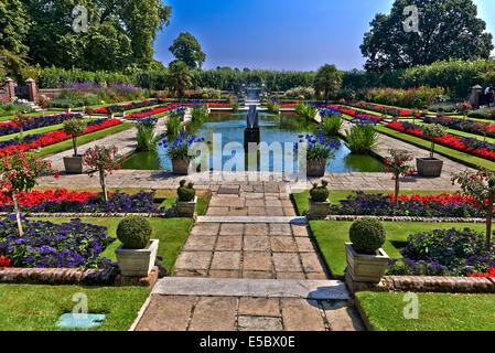 Les Jardins de Kensington Banque D'Images