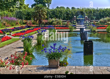 Les Jardins de Kensington Banque D'Images