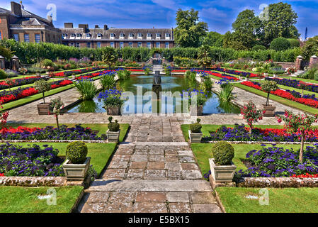 Les Jardins de Kensington Banque D'Images