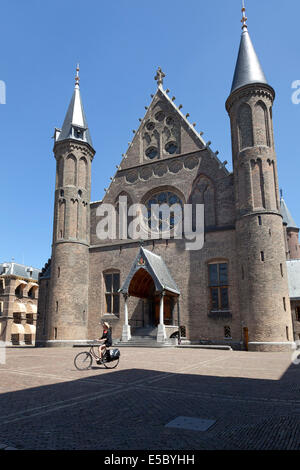 Le chevalier s Hall à la cour intérieure Binnenhof de La Haye, aux Pays-Bas Banque D'Images