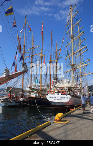 Tall Ship Races Bergen, Norvège 2014 Banque D'Images