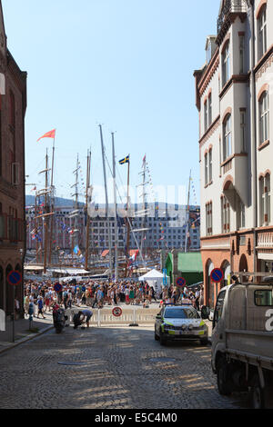 Tall Ship Races Bergen, Norvège 2014 Banque D'Images