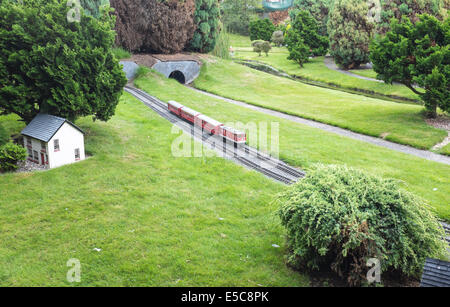 Southport Model Railway Village, Merseyside, Royaume-Uni Banque D'Images