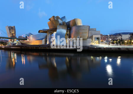 Musée d'Art Contemporain Guggenheim à Bilbao, Espagne Banque D'Images