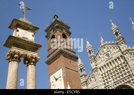 Duomo di Monza Monza ou Cathédrale, Italie. Également connu sous le nom de la Basilique de San Giovanni Battista. Banque D'Images