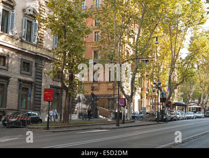 Via Vittorio Veneto, Rome, Italie Banque D'Images