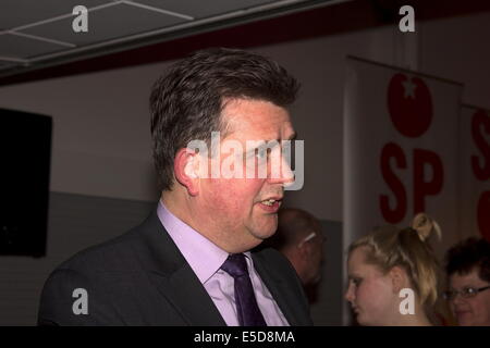 Meppel, Pays-Bas : 16 avril 2012 - Emile Roemer lors d'une réunion du parti à Meppel Banque D'Images