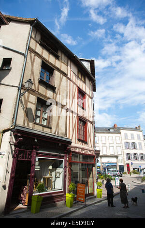 Village de la Boucherie, Limoges, Haute-Vienne, Limousin, France, Europe travers Banque D'Images