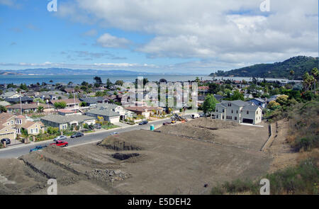 La construction de nouveaux logements sur la péninsule de Tiburon dans le comté de Marin en Californie Banque D'Images