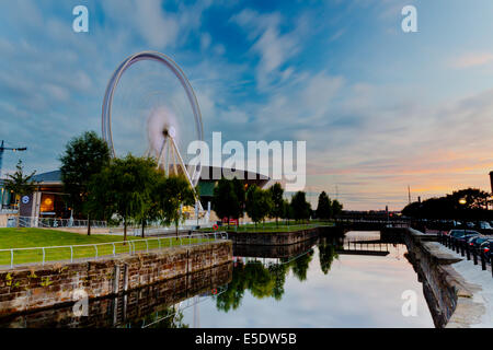 La roue de Freij Liverpool Banque D'Images