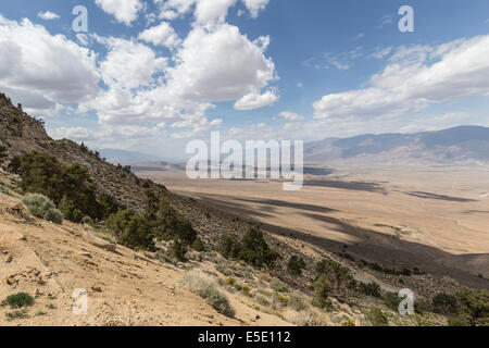 Owens Valley View près de Lone Pine en Californie. Banque D'Images