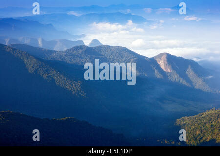 Montagnes de la Serra da Bocaina parc national, l'état de Rio de Janeiro, Brésil Banque D'Images