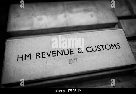 HM Revenue & Customs Building, Parliament Street, Londres, Grande-Bretagne. Banque D'Images