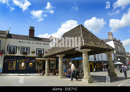 L'Buttercross à Chippenham dans le Wiltshire, England Uk Banque D'Images