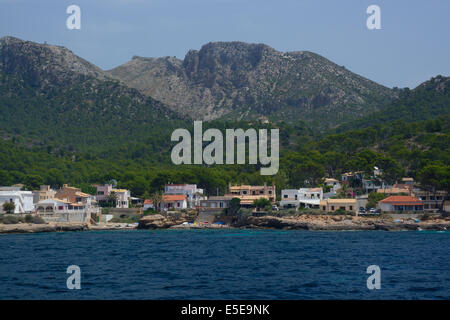 Sant Elm propriété de l'océan de la mer. Vieux village de pêcheurs de Sant Elm, Majorque, Iles Baléares, Espagne. Banque D'Images