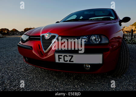 Avant de l'Alfa Romeo 156 Banque D'Images