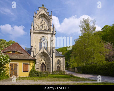 Église du Monastère Cistercien Schulpforte en Bad Koesen, Allemagne Banque D'Images
