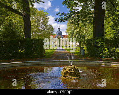 Dans l'orangerie du parc de Seckendorff renvoi Meuselwitz, Thuringe, Allemagne Banque D'Images