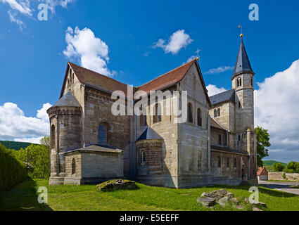 Basilique de Saint Gangolf dans Münchenlohra, Thuringe, Allemagne Banque D'Images