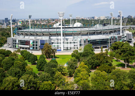 Melbourne Australie,est,Yarra Park,Melbourne Cricket Ground,stade,lumières,AU140321020 Banque D'Images