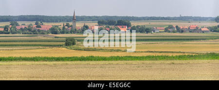 Village Bukow en été Basse Silésie près de Strzegom Banque D'Images