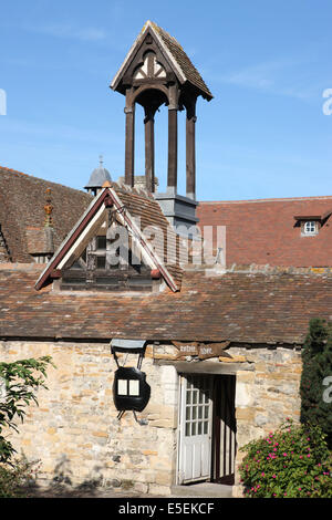 France, Basse Normandie, calvados, cote fleurie, plongées sur mer, village d'art guillaume le conquérant, casseroles de bois colombeaux, Banque D'Images