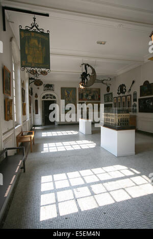 France, paris 3 e, le marais, Hotel particulier, Hotel Carnavalet, musée carnavalet, salle des enseignes, Banque D'Images