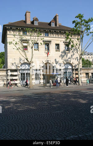 France, paris 14, place denfert rochereau, pavillon d'octroi de Ledoux, Banque D'Images