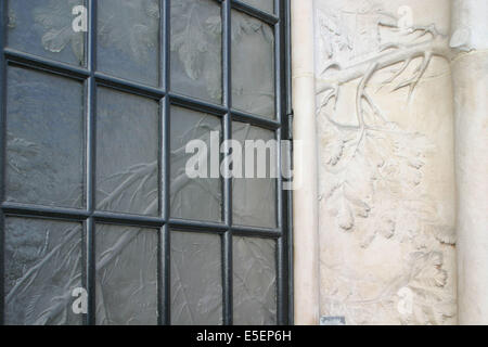 Hôtel René Lalique à Paris (détail) Banque D'Images