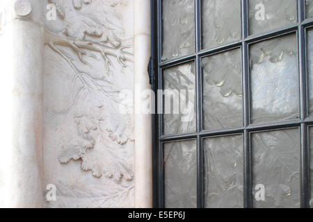 Hôtel René Lalique à Paris (détail) Banque D'Images